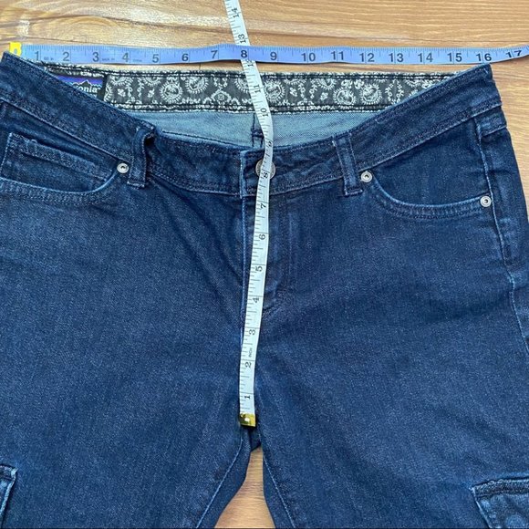 Patagonia Cargo Blue Jeans Outdoor Women Size 31 - Picture 5 of 12